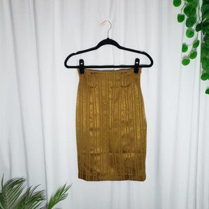 Vintage La Belle Golden Brown Skirt